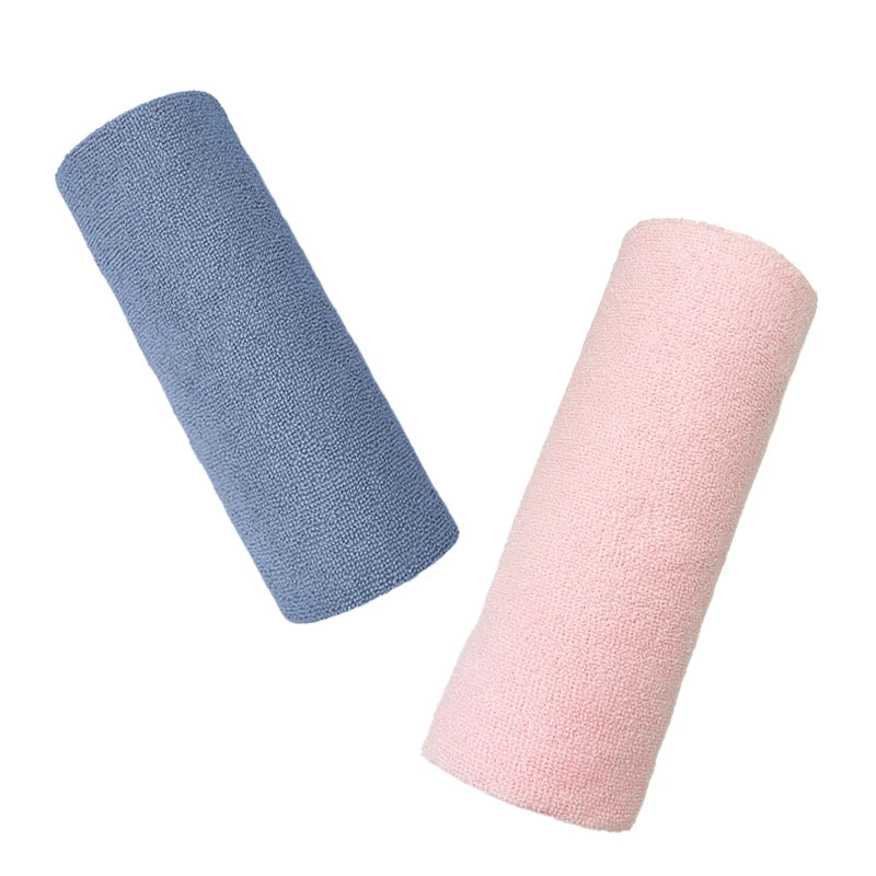 Eco-Friendly 25x25cm 20pcs Roll Microfiber Cleaning Cloths for Kitchen Grease Dusting and Desktop Drying Perforated Reusable
