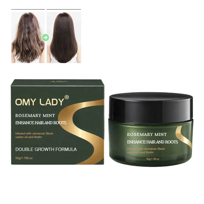 Custom Logo OEM Organic Hair Mask Cream 50ml Vegan-Friendly Deep Repairing & Nourishing Beauty Care for Hair
