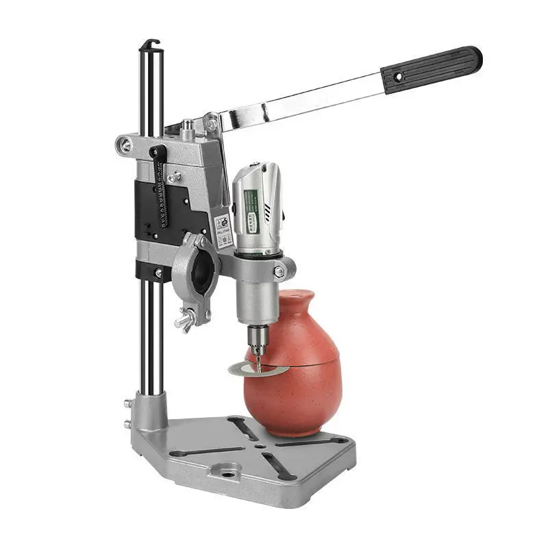 Universal Benchtop Small Drill Machine Holder Drilling Rack Hand Electric Drill Stand for Jewelry Cutting Polishing Grinding