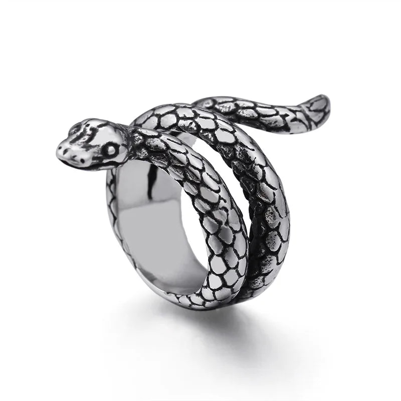 Somen Men Vintage Punk Ring Cobra Ring Jewelry Wholesale