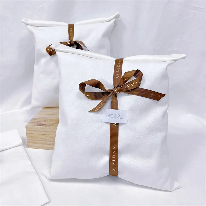 Chuanghua Custom Logo Cotton Canvas Envelope Bag Large Capacity Gift Bags Natural Ecological Environmental Protection