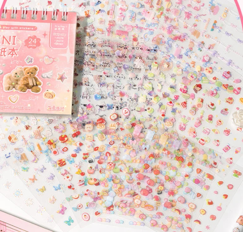 Court Style Traveling Person Character Die Cutting Sticker Vintage Book with Pet and Washi Paper Material Latest Design