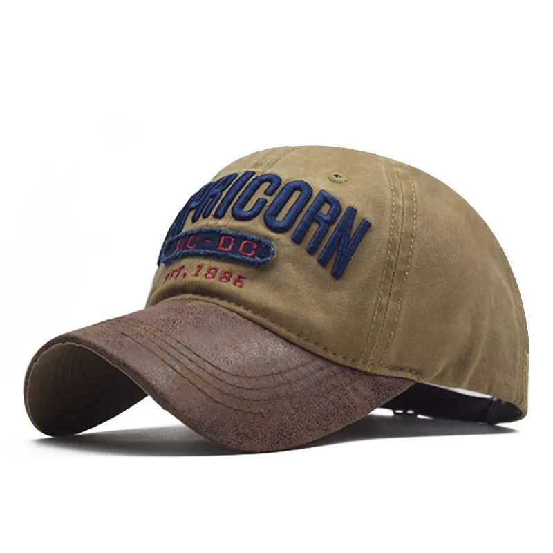 Spring New Old Washed Hats Baseball Cap 3D Letter Three Dimensional Sunshade Embroidered Baseball Cap
