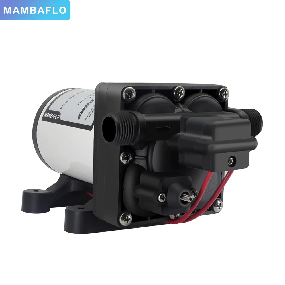 Mambaflo 42 Series 17LPM/5.0GPM High Pressure RV Marine Diaphragm Water Pump 70PSI/4.82BAR Booster Pump AC VOLT 220V AC Elect