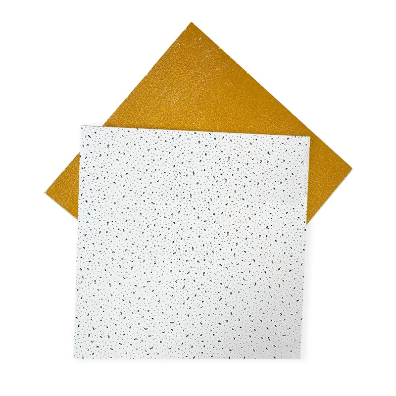 Kente Modern Square 2*2 Smoke Prevention Damp Proof Noise Reduction Sound Absorbing Fire Rated Heat Insulation Mineral Fiber