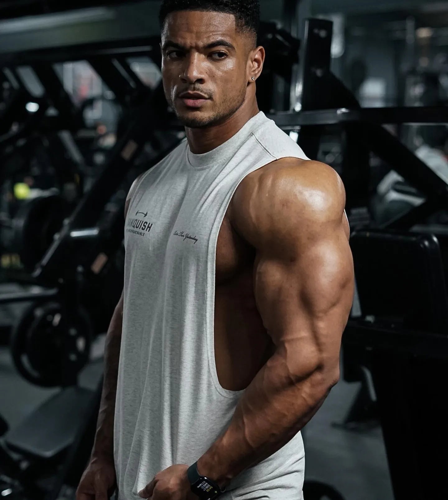 Factory Direct Summer Retro 95% Cotton Digital Printed Sleeveless Sports Fitness Vest for Men Hot Sales