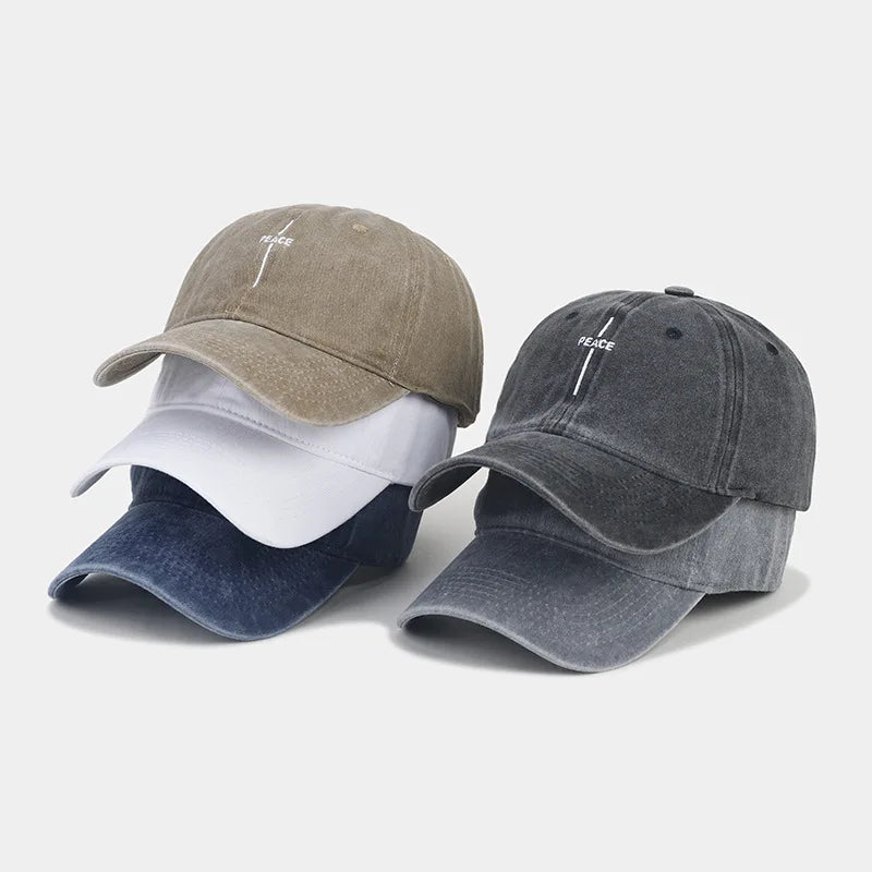 Hot Sale 100% Cotton Hat Fashion Custom Wholesale Promotional Washed Embroidery Logo Baseball Cap