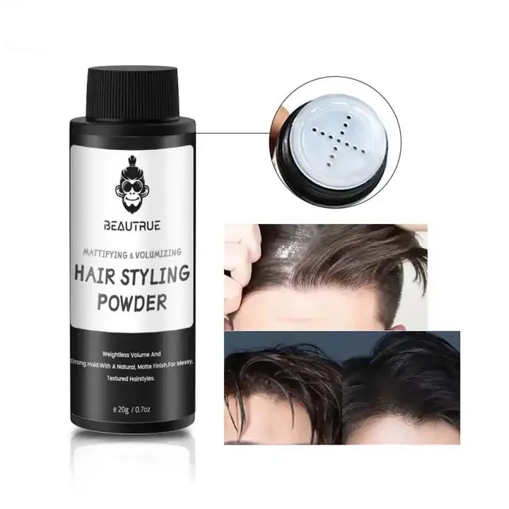 BEAUTRUE Factory Price Low Moq Custom 8g Styling Texturizing Fluffy Hair Volumizing Powder for Men Hair Volume Powder Product