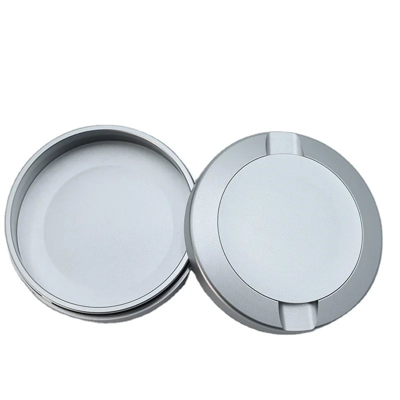 Custom Aluminum Snus Can CNC Metal Snus Can Silver Metal Container  Can OEM CNC Machining Service