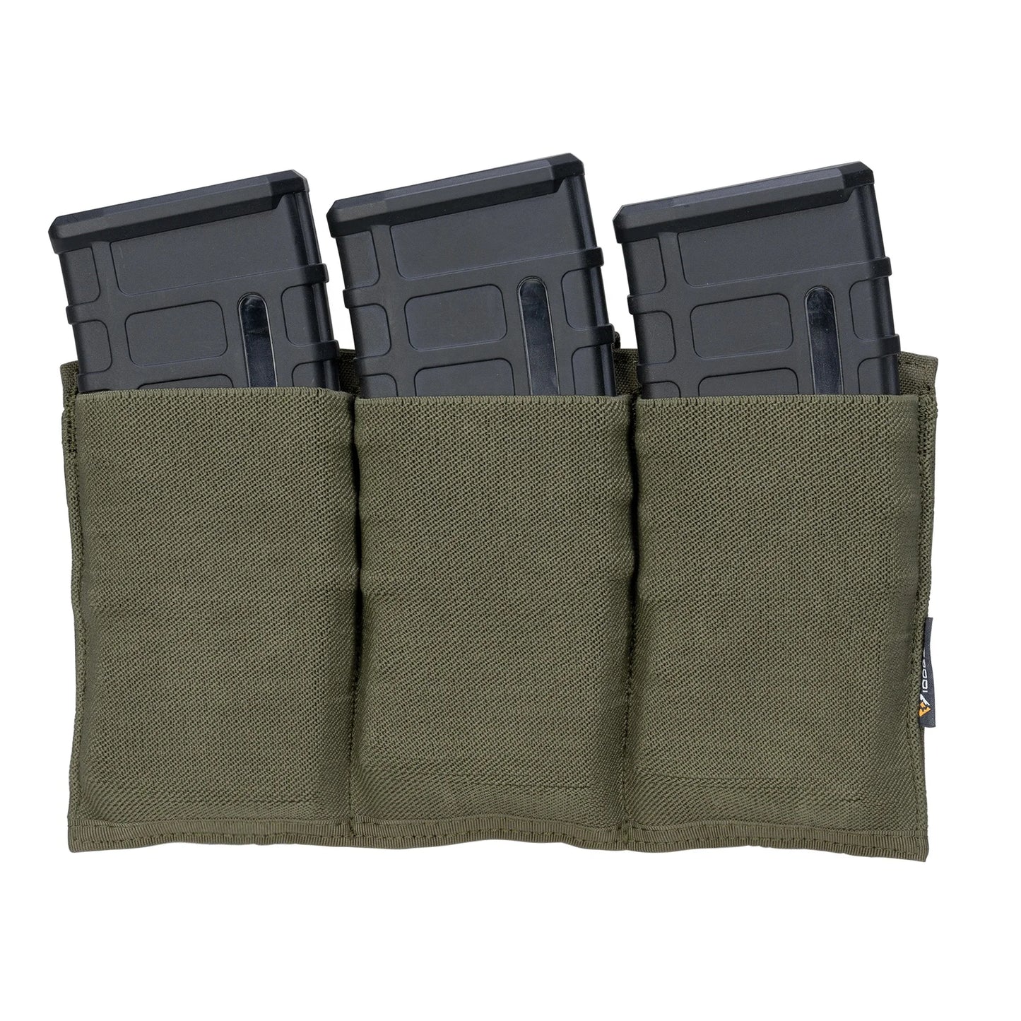 IDOGEAR Open-top Carrier Triple Elastic Molle Mag Pouch Molle M4 Magazine Pouches for 5.56 Magazines