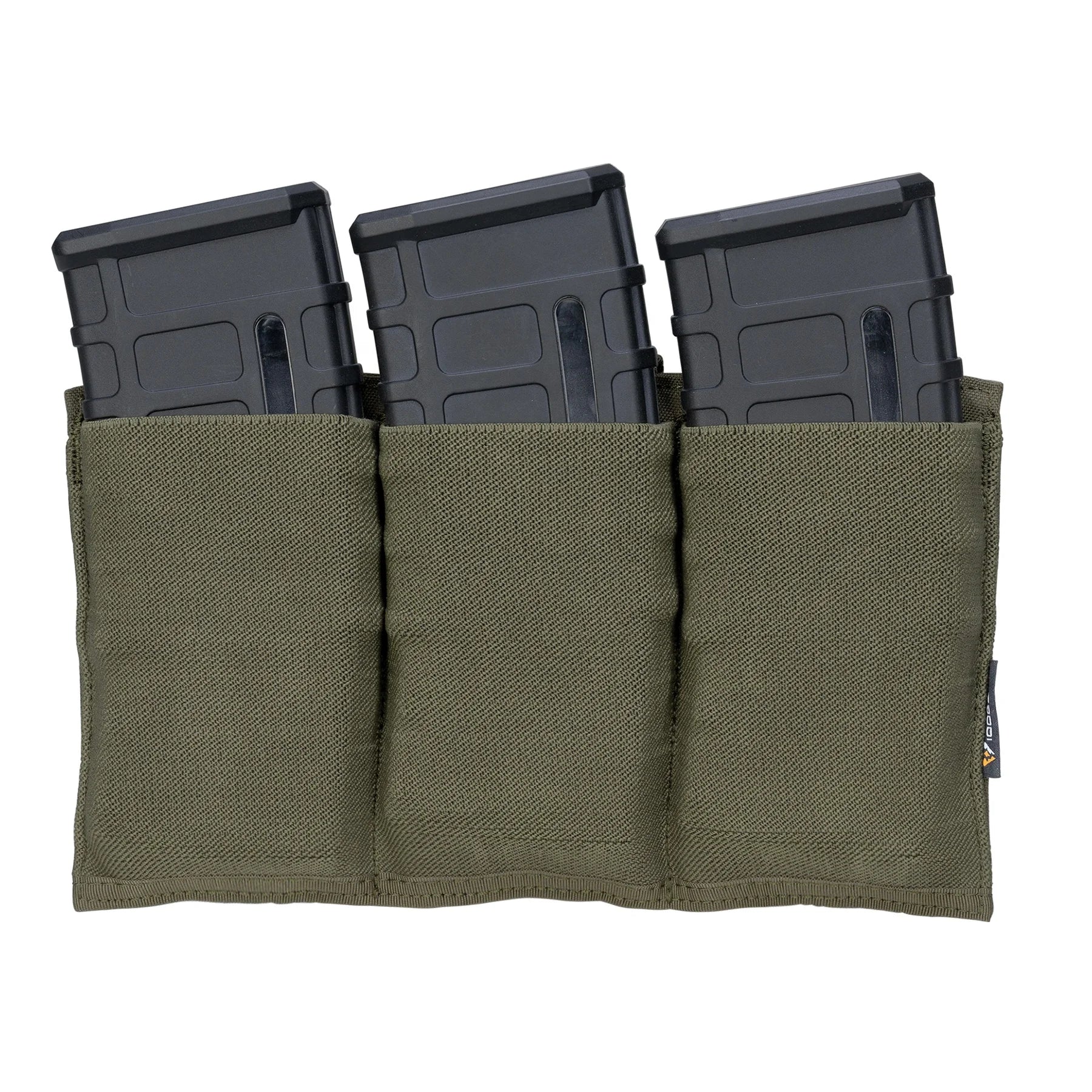 IDOGEAR Open-top Carrier Triple Elastic Molle Mag Pouch Molle M4 Magazine Pouches for 5.56 Magazines