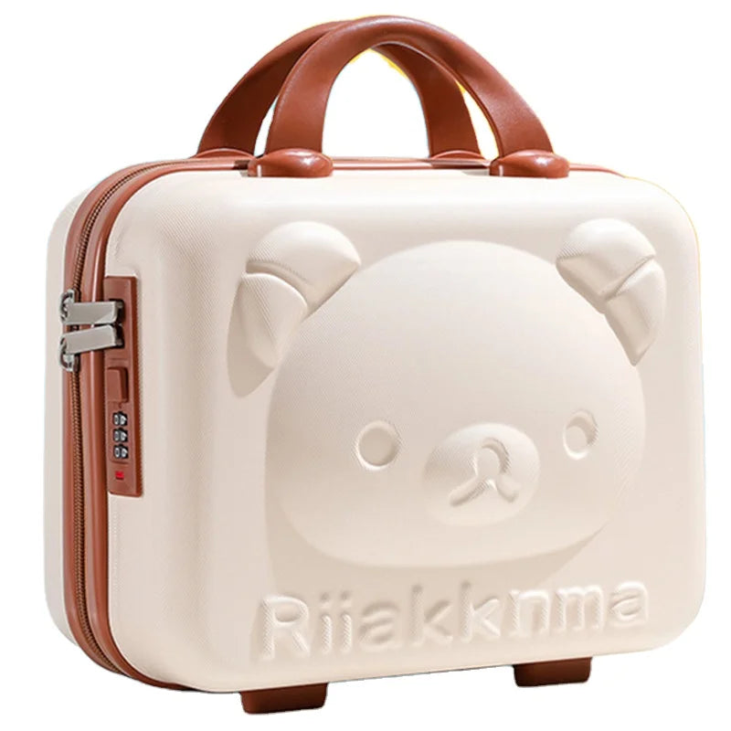 Custom Mini ABS Hard Cosmetic Case Portable Beauty Makeup Luggage Storage Carrying Box for Travel and Gifts