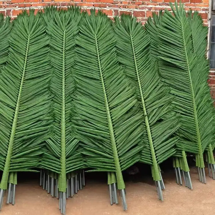Palm Tree Leaves Artificial Palm Tree High Simulation Outdoor Decorative Leaves Outdoor Artificial Tree Outdoor Artificial Pl