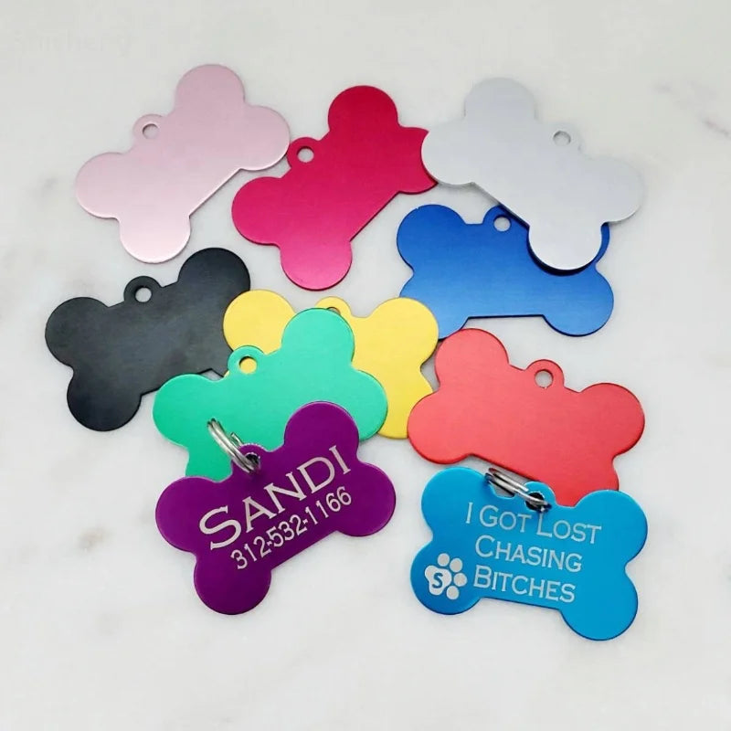 Customizable Dog Tags: Engraving Your Pet's Name and Code on Aluminum Blanks