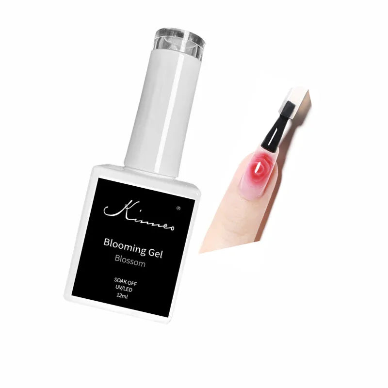 KNC Blooming Gel clear Nail Art Blossom Gel Uv Soak off Color Combination Blooming UV Gel Polish Private Label