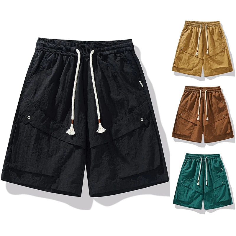 Custom New Cargo Shorts Men's Summer Casual Style Multi -cargo Gym Shorts Retro Pocket Basketball Sport Shorts