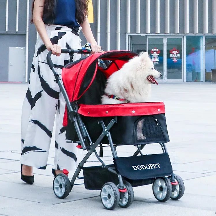 Wholesale 4 Wheels Folded Hot Dog Cart for Sale
