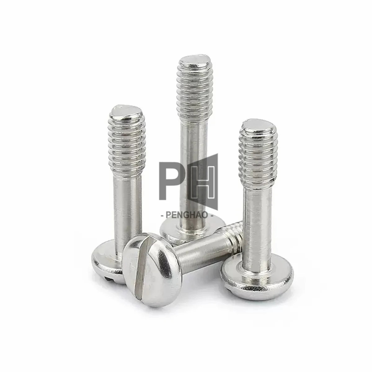 304 Stainless Steel Pan Head Slotted Lock Screw M2 M3 M4 M5 M8 Anti Loose Non Take Out Hand Thumb Slot Captvie Screw