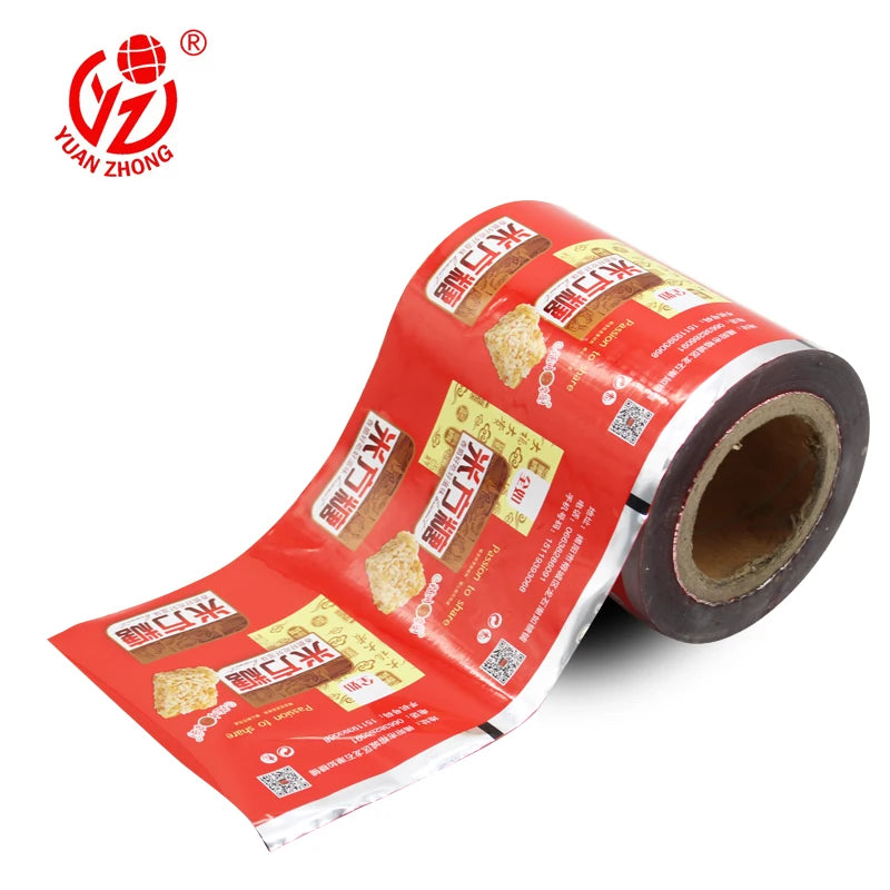 Customized Soft Waterproof Eco-friendly Heat Seal Flexible Plastic Food Packaging Film Roll