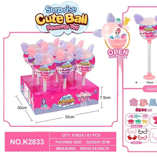 Trends 2024 New Kid Toy High Legged Lollipops Blind Box Plastic Fun Gift Girl Education Toy Children's Gift Box