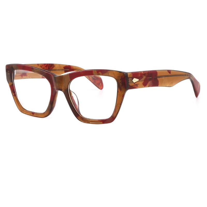 Hot Sale Luxury Handmade Acetate Optical Frames for Women Fashionable Eyewear Eyeglasses