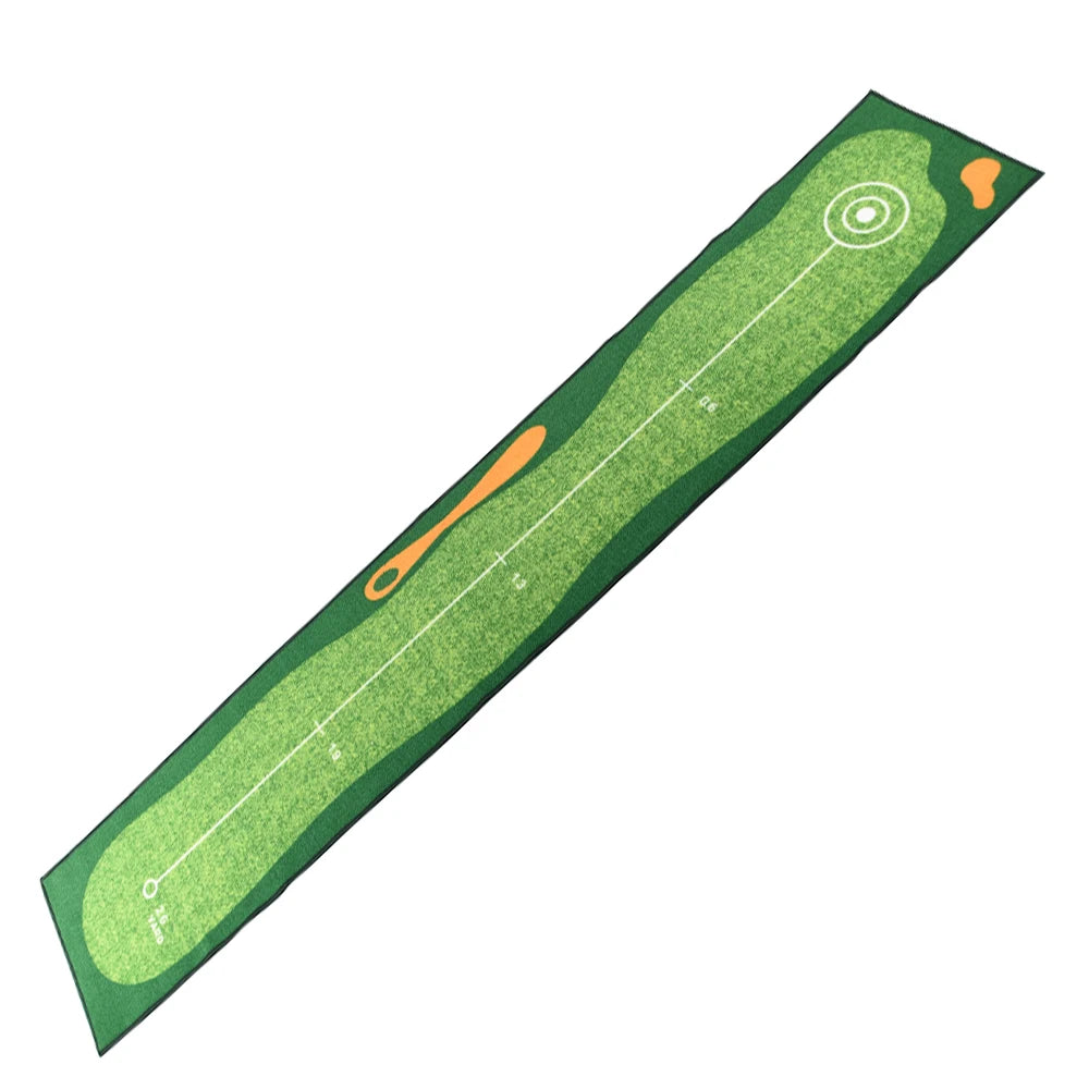 Portable 50*300MM Golf Putting Mat Train and Practice with Durable Nylon Putting Green