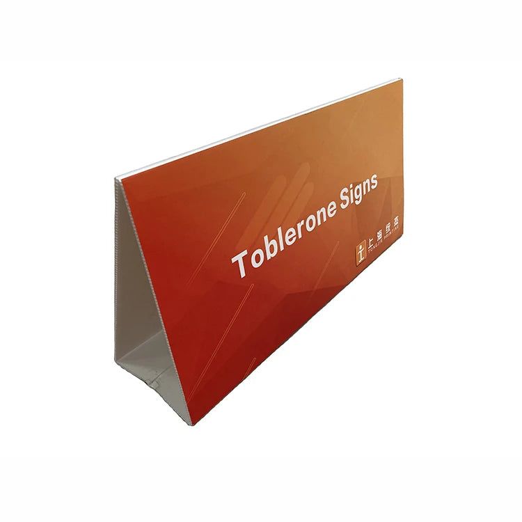 Custom Triangular  Signs and Advertising  Corrugated Board Signs for Outdoor