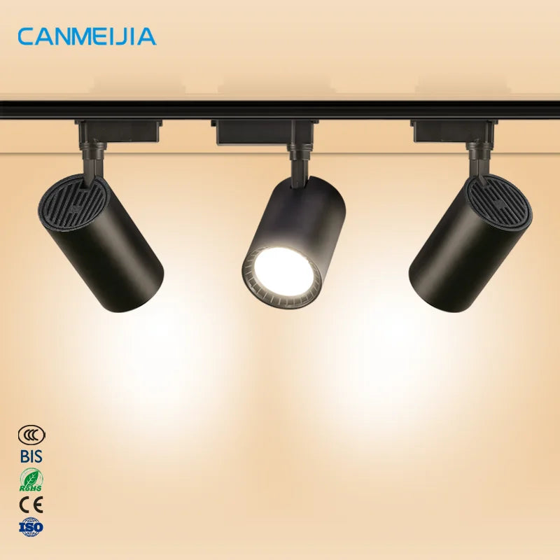 Indoor Commercia Lighting Adjustable Focus Cob Light Spot LightCob Led Track LightLed Linear Tracklight/Led Spotlight