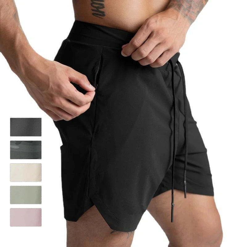 Custom Logo Training Quick Dry Blank Men's Polyester Gym Shorts Pour Hommes Fitness Sport Shorts