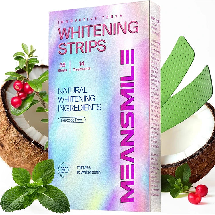 Wholesale Hot Selling Home Whiting Strips Teeth Whitening With 14 Pairs for Oral Care  Custom Logo