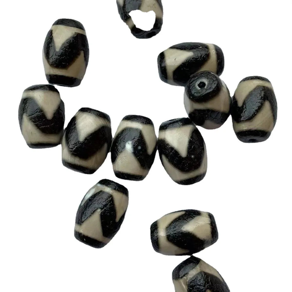 YL004 Mini Tiger Teeth Lucky Dzi  Tianzhu Beads for Making Jewelry