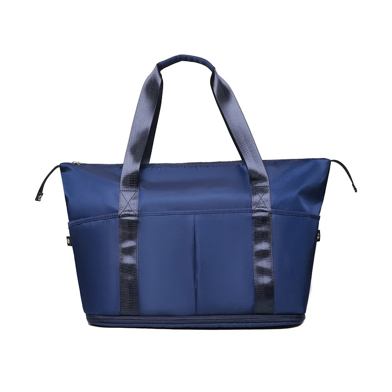 2024 Large Capacity Oxford Fashion Women's Duffel Gym Bag with Zipper Closure Brown & for Colors