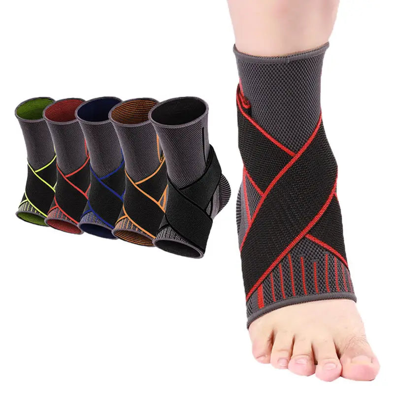 Custom Logo Drop Shipping Ankle Fracture Foot Brace Super Elastic Orthopedic Ankle Support Sleeves Tobillera