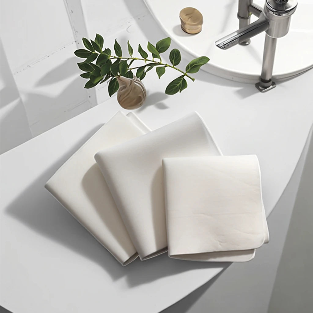 Biodegradable PVA Bath Sheets Soft Quick-Drying Light Weight Reusable Cleaning Cloth 30cm*30cm