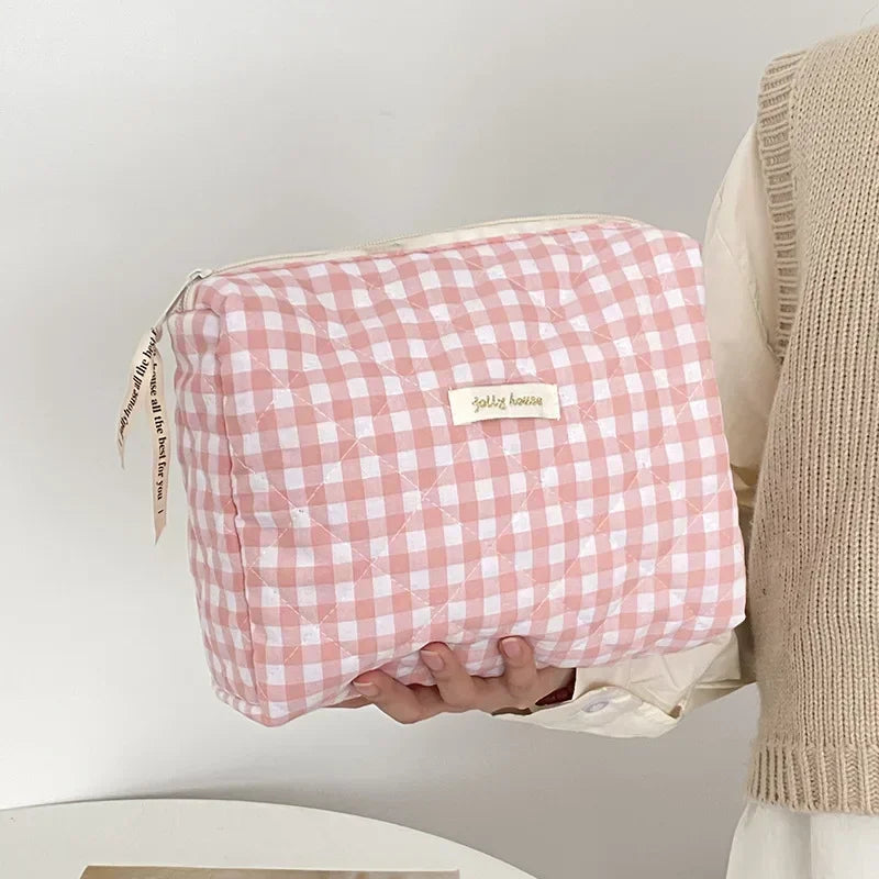 Large Capacity Women's Cosmetic Bags Cases Casual Ladies Small Storage Bag With Zipper Female Travel Clutch Bag Small Handbag