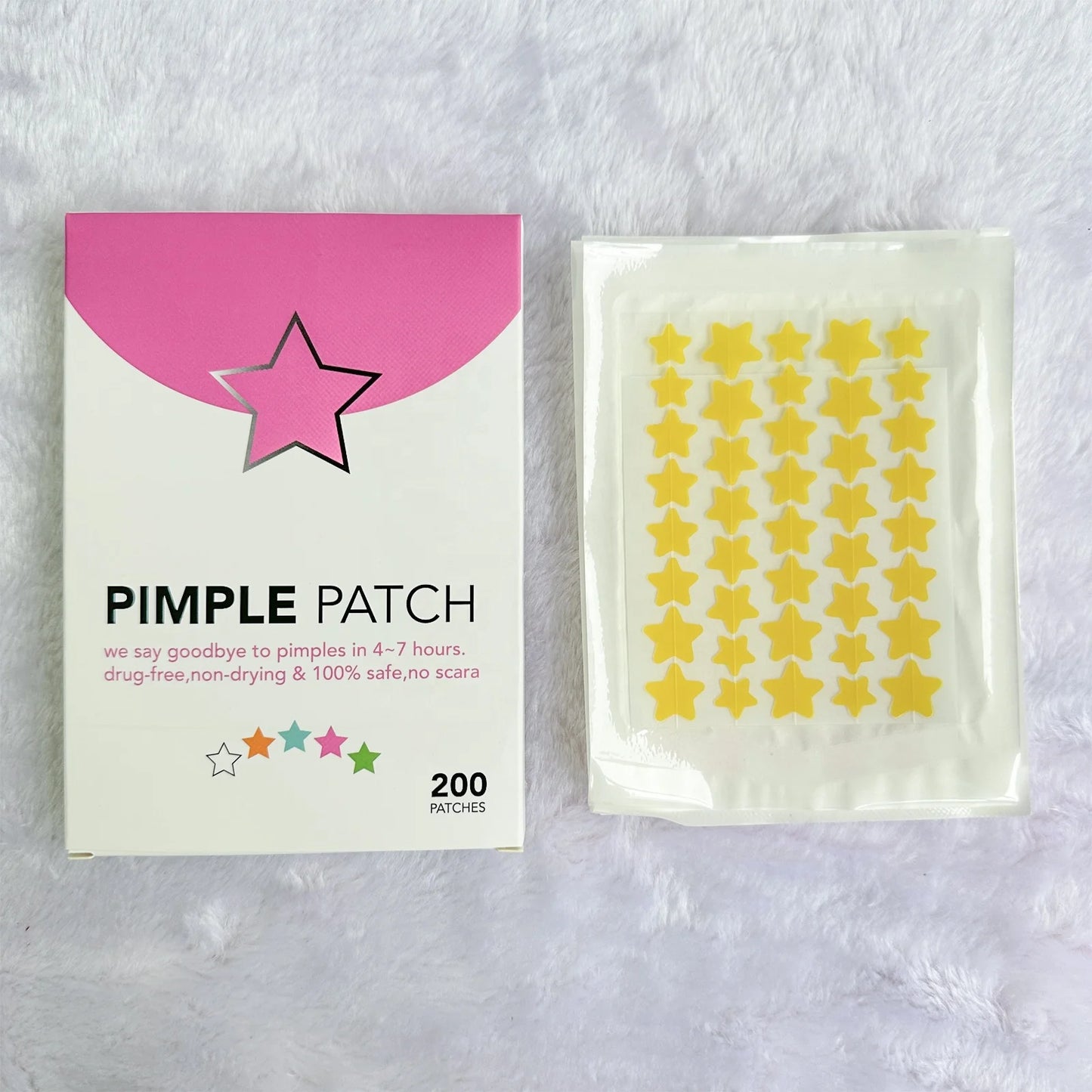 Wholesale Private Label Acne Patch Star Anti Acne for Face Vegan Skin Care Hydrocolloid Acne Pimple Patch