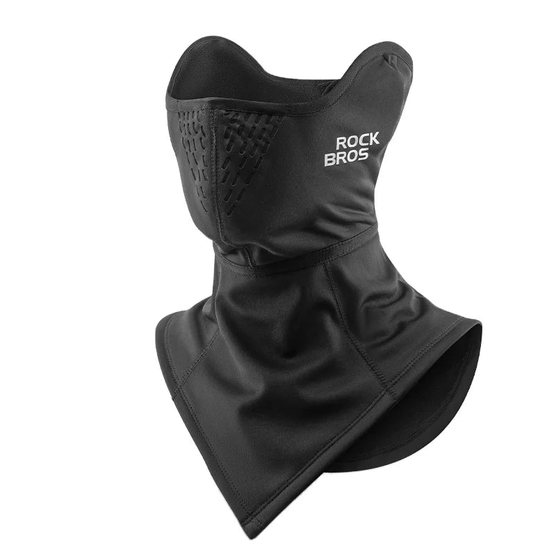 ROCKBROS Half Face Motorcycle Mask Scarf Seamless Cycling Outdoor Balaclava for Bikers Mens Neck Gaiter Face Bandana for Skii