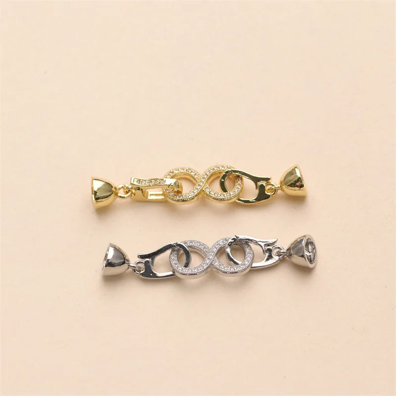 Jewelry Handmade Diy Large Lobster Clasp for Pearl Bracelet Necklace Charm Connectors for Women