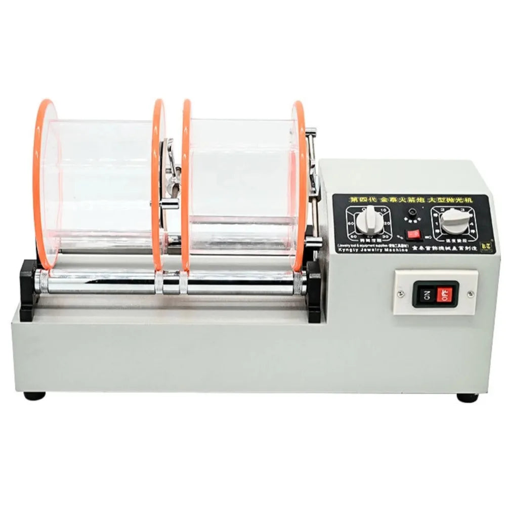 KT-1320 Jewelry Polisher 11kg Capacity Large Machine With Timer Jewelry Finisher Rotary Tumbler Polish Machine for Jewelry St