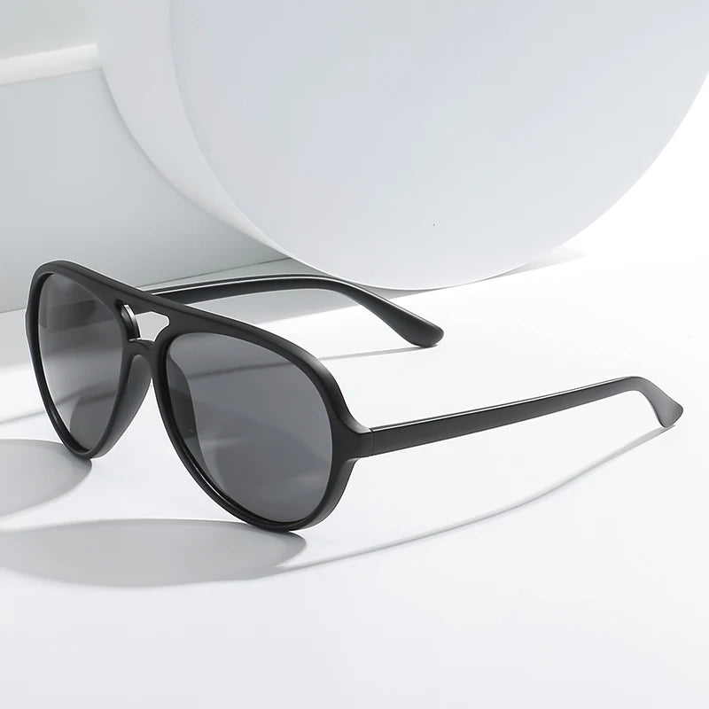 New Fashion Brand Designer Polarized Sunglasses for Men and Women Pilot Style UV400 Optical Lenses with PC and TAC Frames