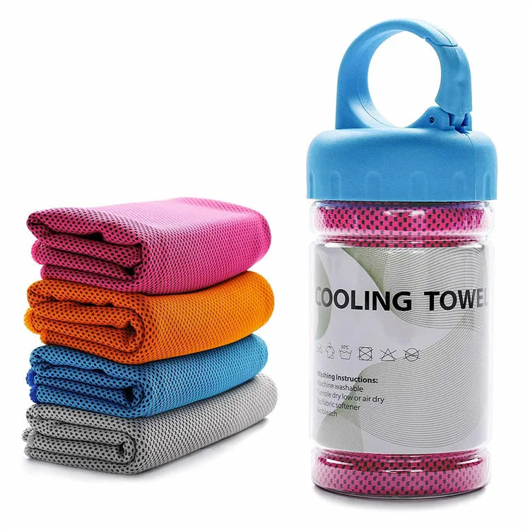 Sublimation Microfiber Instant Cooling Towel With Logo Cooling Towel for Neck and Face