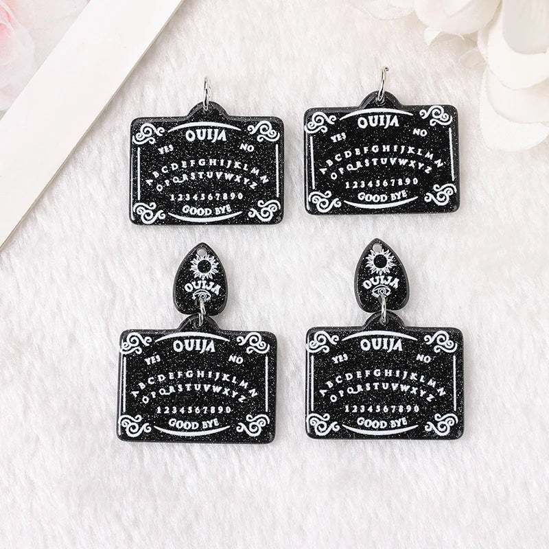 Divination Magic Ouija Planchette Charms Gothic Jewlery Findings for Keychain Necklace Diy Making
