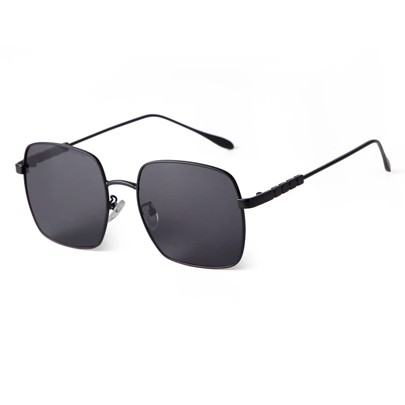 STY9501 New Fashion Retro Square Sunglasses Ladies Classic Popular Sunglasses Metal Gold Black Frame Design Glasses