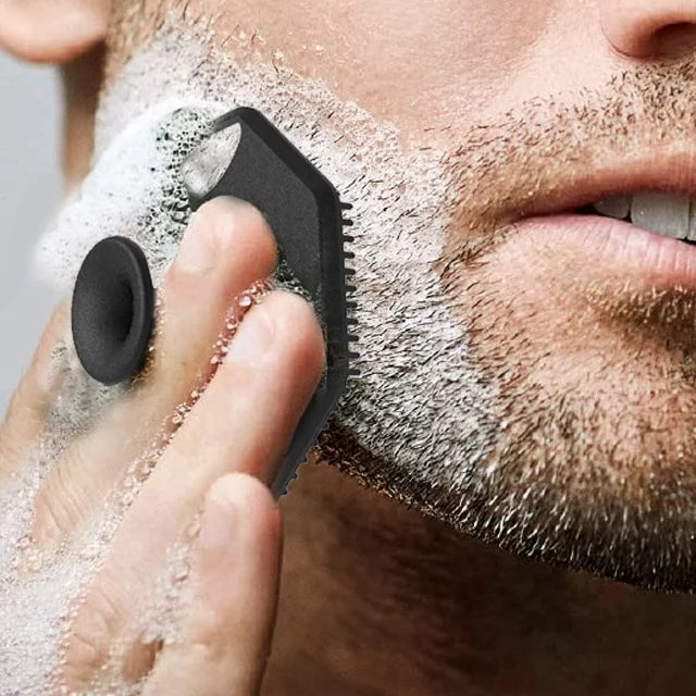 OEM/ODM Silicone Face Scrubber Exfoliator Brush Manual Facial Cleansing Exfoliating Brush Gentle Scrub Wash Face Brush 2 Coun