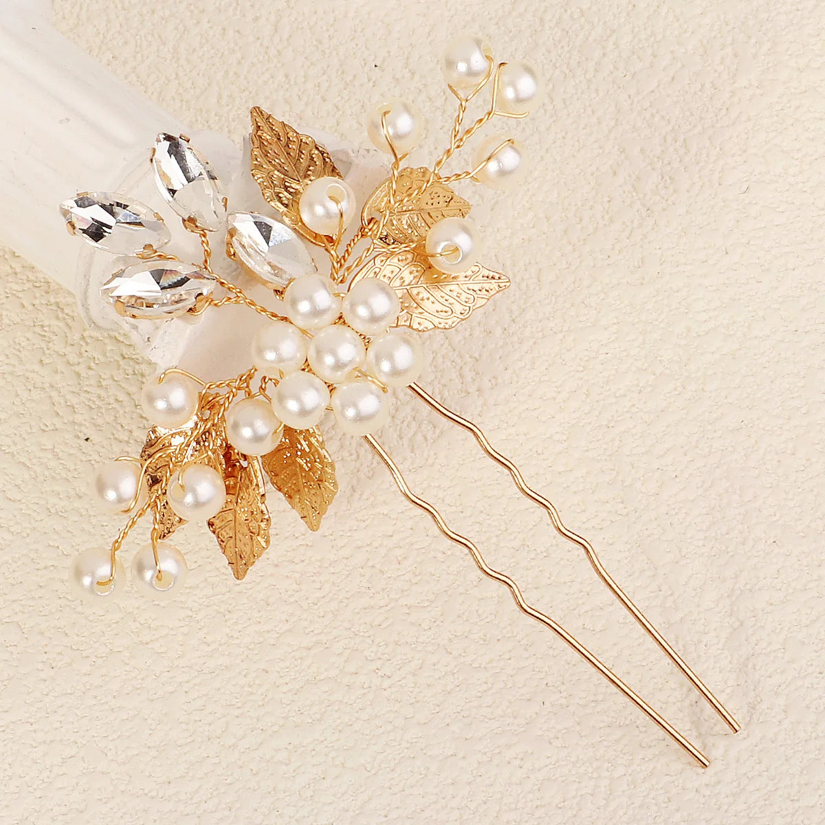 New Wedding Hair Pins Bride Hair Accessories Pearl  Floral Crystal Hair Accessories for Girls