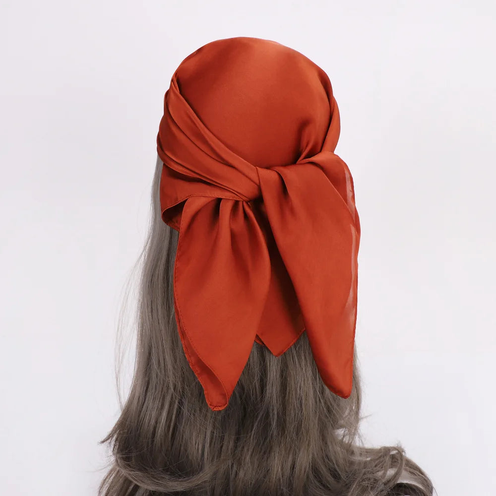 Headscarf Scarf for Women Wholesale Silk Feeling Scarf Custom Design Printed Headscarf Satin Shawls Hijab Scarves for Women