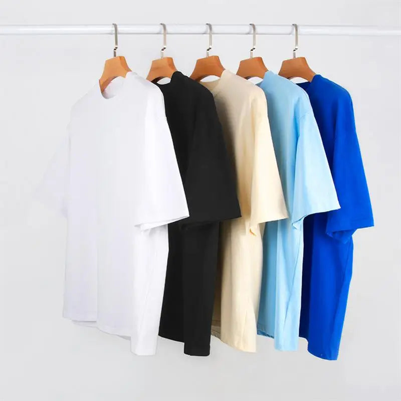 Custom Heavyweight 100% Cotton 230g Oversized Fashion Drop Shoulder Men t Shirt