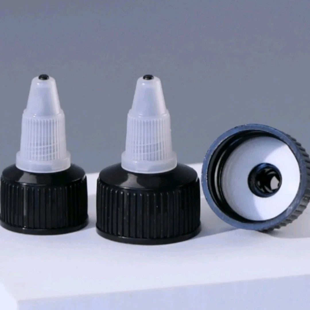 Sharp-Pointed PP Plastic Push Pull Cap with Non-Spill Feature for Food Grade Bottle Caps & Closures