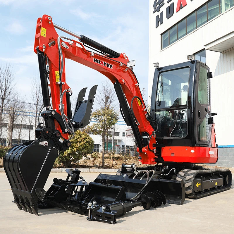 Free Shipping Mini Digger With Good Running Diesel Engine Mini Excavator Manufacturer Multifunctional Small Bagger Recruit Ag