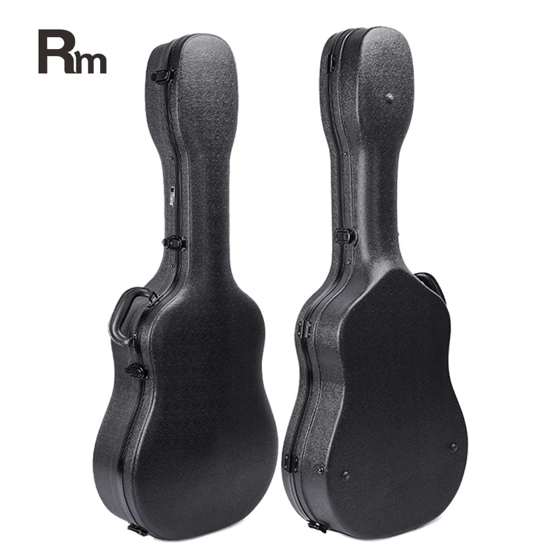 ABS007-D Rm Rainbow Acoustic Guitar ABS+Flannelette Hard Case Gig Bag Ready to Ship